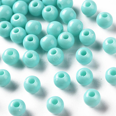 Opaque Acrylic Beads MACR-S370-C6mm-SS2107-1