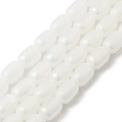 Natural Selenite Beads Strands G-F750-B-21-1