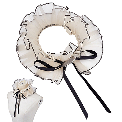 Detachable Organza False Collar for Women DIY-WH0816-161-1