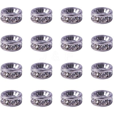 304 Stainless Steel Rhinestone Bead Spacers LS-STAS-PH0001-02P-1