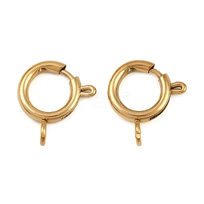 304 Stainless Steel Spring Ring Clasps STAS-B095-05E-G-1