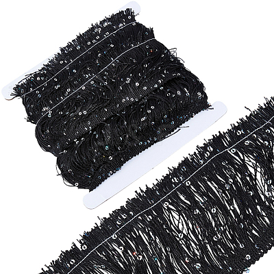 5M Polyester Tassel Lace Ribbon OCOR-GF0006-48A-1