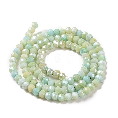 Ombre Effect Dyed Glass Beads Strands GLAA-C023-02-C13-1