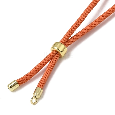 3MM Adjustable Round Nylon Braided Cord Bracelet Making FB-CBAA152-04G-28-1