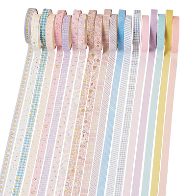 20 Rolls Paper Adhesive Tape Set DIY-TAC0023-42C-1