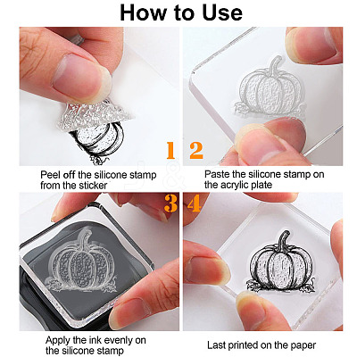 Custom Summer Theme PVC Plastic Clear Stamps DIY-WH0631-0352-1
