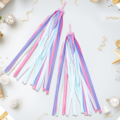 Kids Polyester Tassel Ribbon FIND-GF0008-95A-1