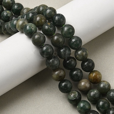 Natural Green Apatite Beads Strands G-K350-C04-10mm-1