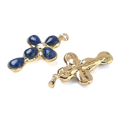 Dyed Natural Lapis Lazuli Pendants GG-CBA9F30-02G-17-1