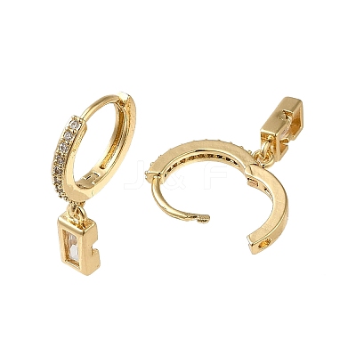 Brass Dangle Earrings EJEW-L271-14KCG-01-1