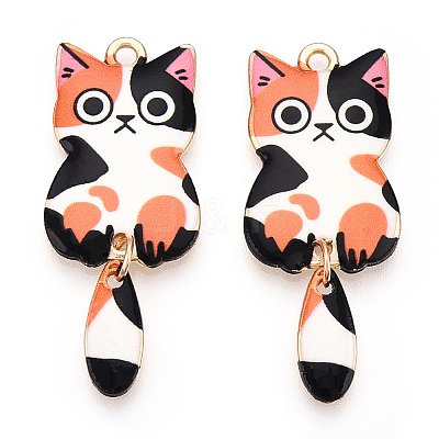 Alloy Enamel Pendants FIND-Q102-12F-1