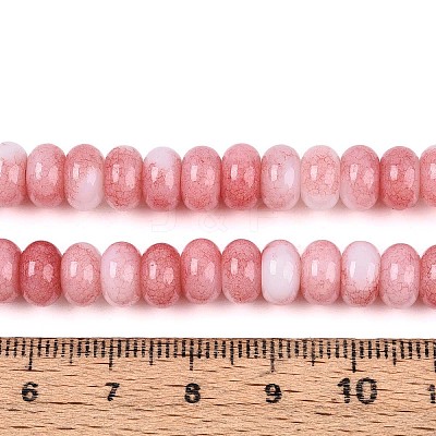 Glass Beads Strands GLAA-N059-5x8mm-40-1