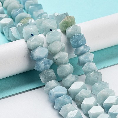 Natural Aquamarine Beads Strands G-D091-A19-1