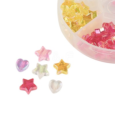 Eco-Friendly Transparent Acrylic Beads TACR-JP0001-10-1