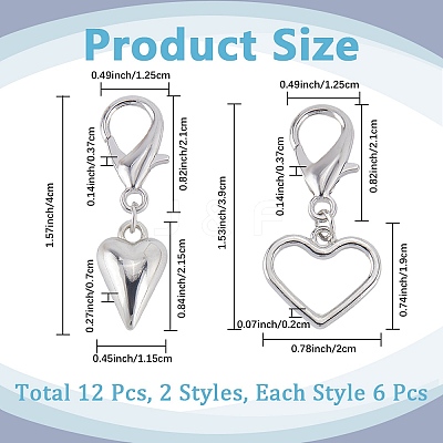 2Sets 12Pcs 2 Styles Alloy Shoe Charms AJEW-CP0006-55-1