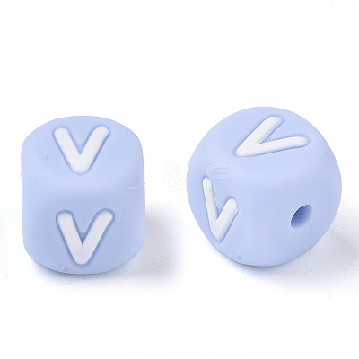 Food Grade Eco-Friendly Silicone Beads SIL-R011-10mm-02V-1