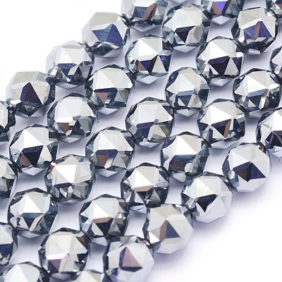 Terahertz Stone Beads Strands G-O166-34-8x8mm-1