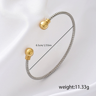 Elegant Stainless Steel Cuff Bangles QC8972-2-1