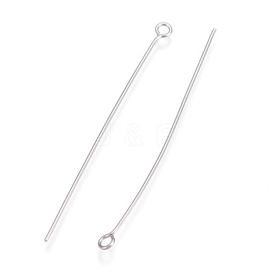 Tarnish Resistant 304 Stainless Steel Eye Pins STAS-O101-67P-1