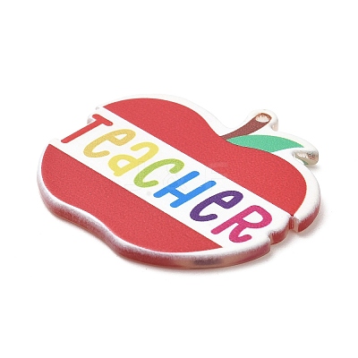 Teachers' Day Double-sided Printed Acrylic Pendants OACR-R265-04C-1