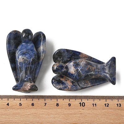 Natural Sodalite Carved Angle Figurines GG-CBA9C2C-A33-1