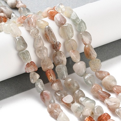 Natural Arusha Sunstone Beads Strands G-P497-01C-03-1