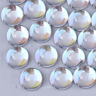 Transparent Glass Cabochons LS-EGLA-N004-03A-01-1