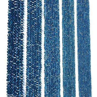 Electroplate Glass Beads Strands EGLA-A044-T3mm-A27-1