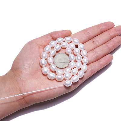 Natural Cultured Freshwater Pearl Beads Strands PEAR-N012-09A-1
