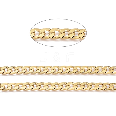 Ion Plating(IP) 304 Stainless Steel Cuban Link Chains CHS-D032-02G-1