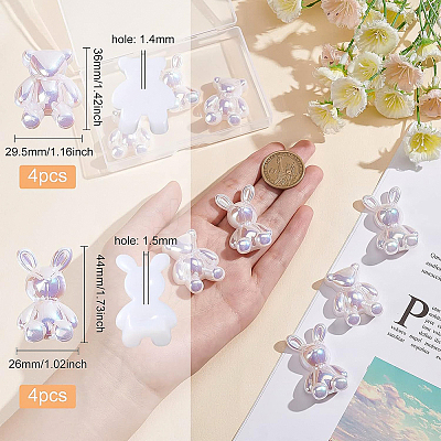 ABS Plastic Beads FIND-BC0003-07-1