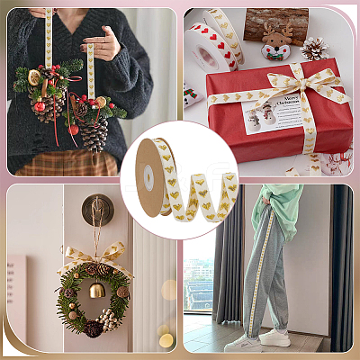 Heart Cotton Ribbon OCOR-WH0101-138C-1