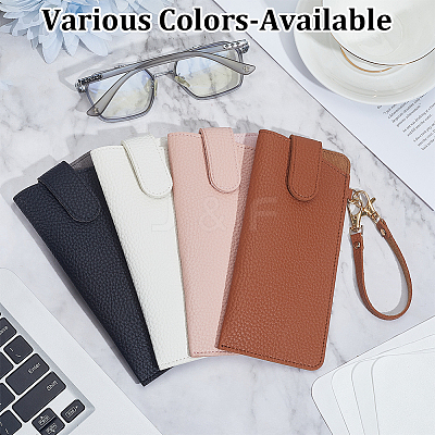 1Pc PU Leather Glasses Storage Bags AJEW-CN0005-76B-1