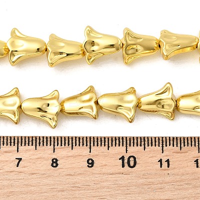 Electroplate Glass Beads Strands EGLA-F166-14G-1