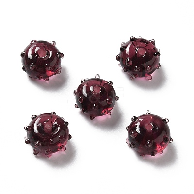 Handmade Bumpy Lampwork Beads LAMP-E023-06C-1
