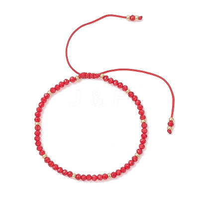 2Pcs Adjustable Glass Seed Beads & Glass Beads Braided Bead Bracelets Set BJEW-MZ00287-01-1