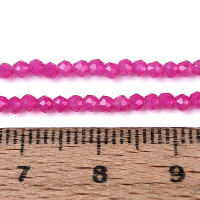 Imitation Jade Glass Beads Strands GLAA-T028-2mm-11I-1