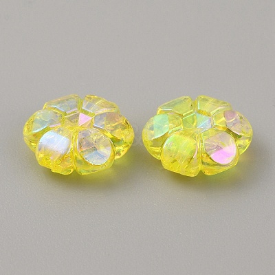 Transparent Acrylic Beads OACR-WH0036-18E-1