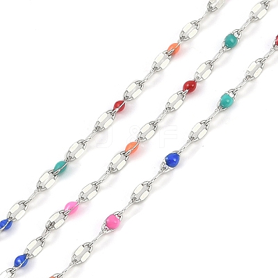 Brass Dapped Chains AJEW-Q153-03P-06-1