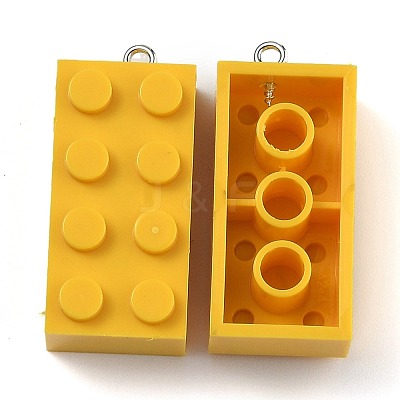 Opaque Acrylic Pendants MACR-B0001-02A-1