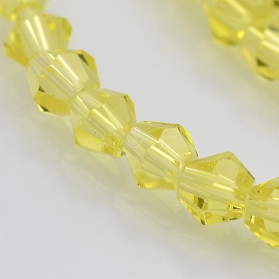 Bicone Glass Beads Strands X-EGLA-P016-4mm-11-1