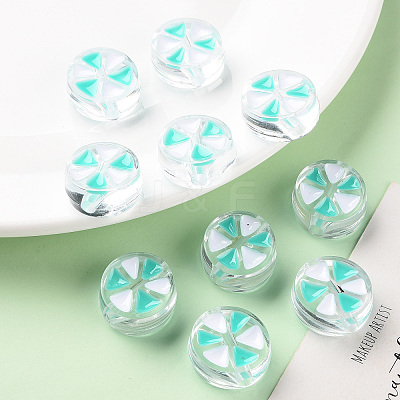 Transparent Enamel Acrylic Beads LS-TACR-S155-005B-1