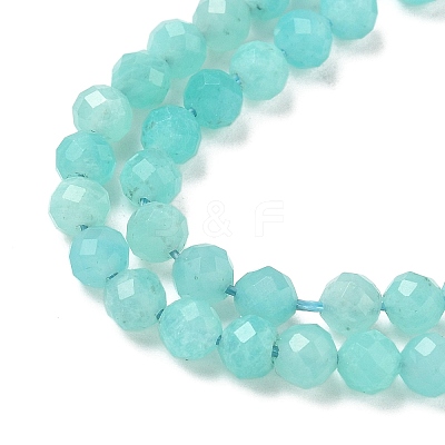 Natural Amazonite Beads Strands G-E411-43-4mm-01-1