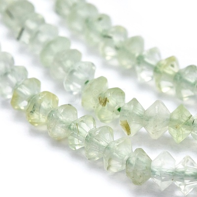 Natural Prehnite Beads Strands G-F686-10A-02-1