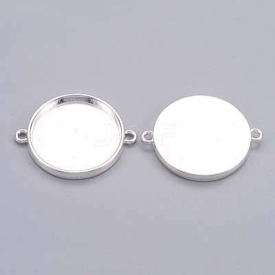 Tibetan Style Cabochon Connector Settings LS-TIBE-C074-S-FF-1