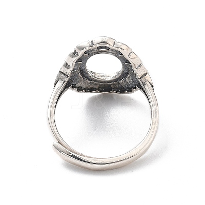 925 Sterling Silver Adjustable Ring Components STER-C011-03AS-1