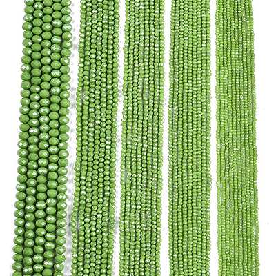 Electroplate Glass Beads Strands LS-EGLA-A044-P8mm-A30-1