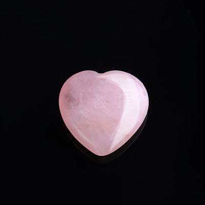 Natural Rose Quartz Love Heart Stone PW-WG32553-07-1