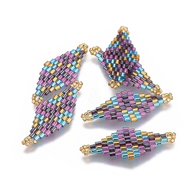 MIYUKI & TOHO Handmade Japanese Seed Beads Links SEED-E004-I25-1