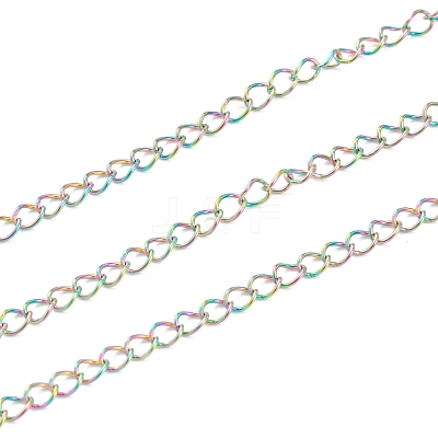 Ion Plating(IP) 304 Stainless Steel Curb Chain STAS-B020-05MC-1